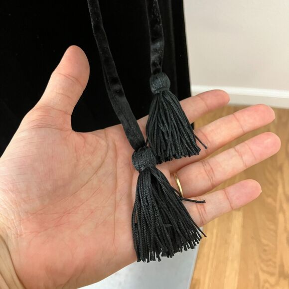 Who What Wear Velvet Wrap Dress Size S Sleeveless Witchy Gothic Romantic - Picture 3 of 10